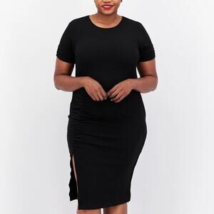 RACHEL Rachel Roy | Dresses | Faux Leather Midi Dress | Poshmark